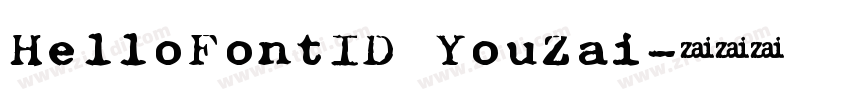 HelloFontID YouZai字体转换